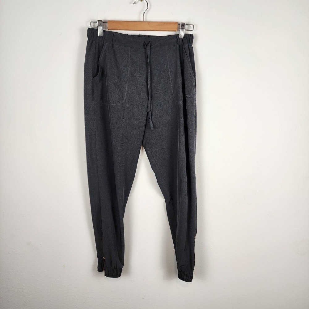 Albion Ankle‎ Zip Drawstring Waist Dark Gray Jogger Pants Women's Size XS